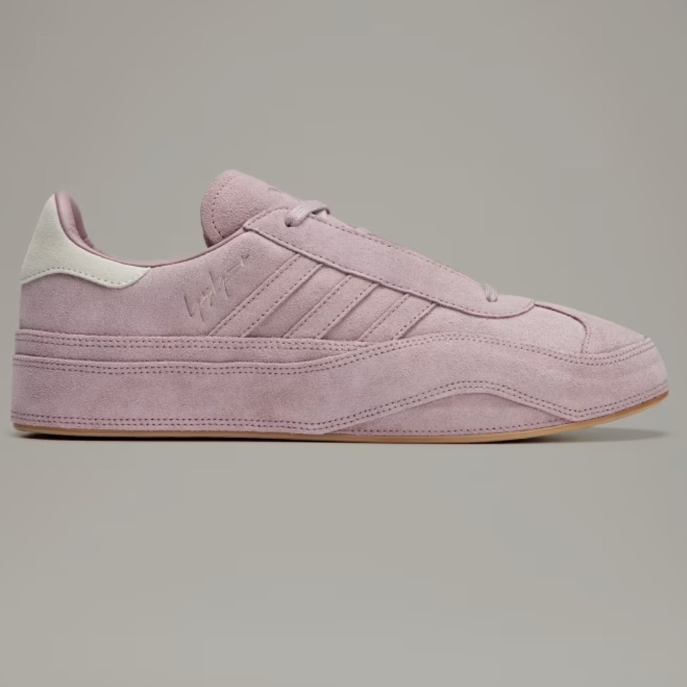New Y-3 Yoji Yamamoto for Adidas Pink Suede Gazelle in Magic Mauve Alumina